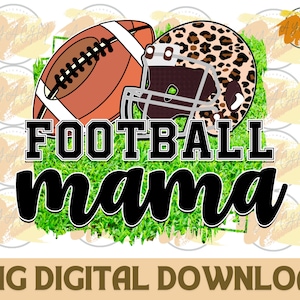 Football Mama PNG: Game Day Shirt Design (Digital Download)