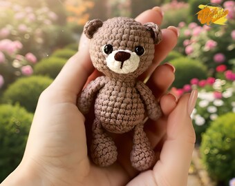 Mini Teddy Bear Amigurumi Crochet Pattern – Plush Toy (PDF Pattern)