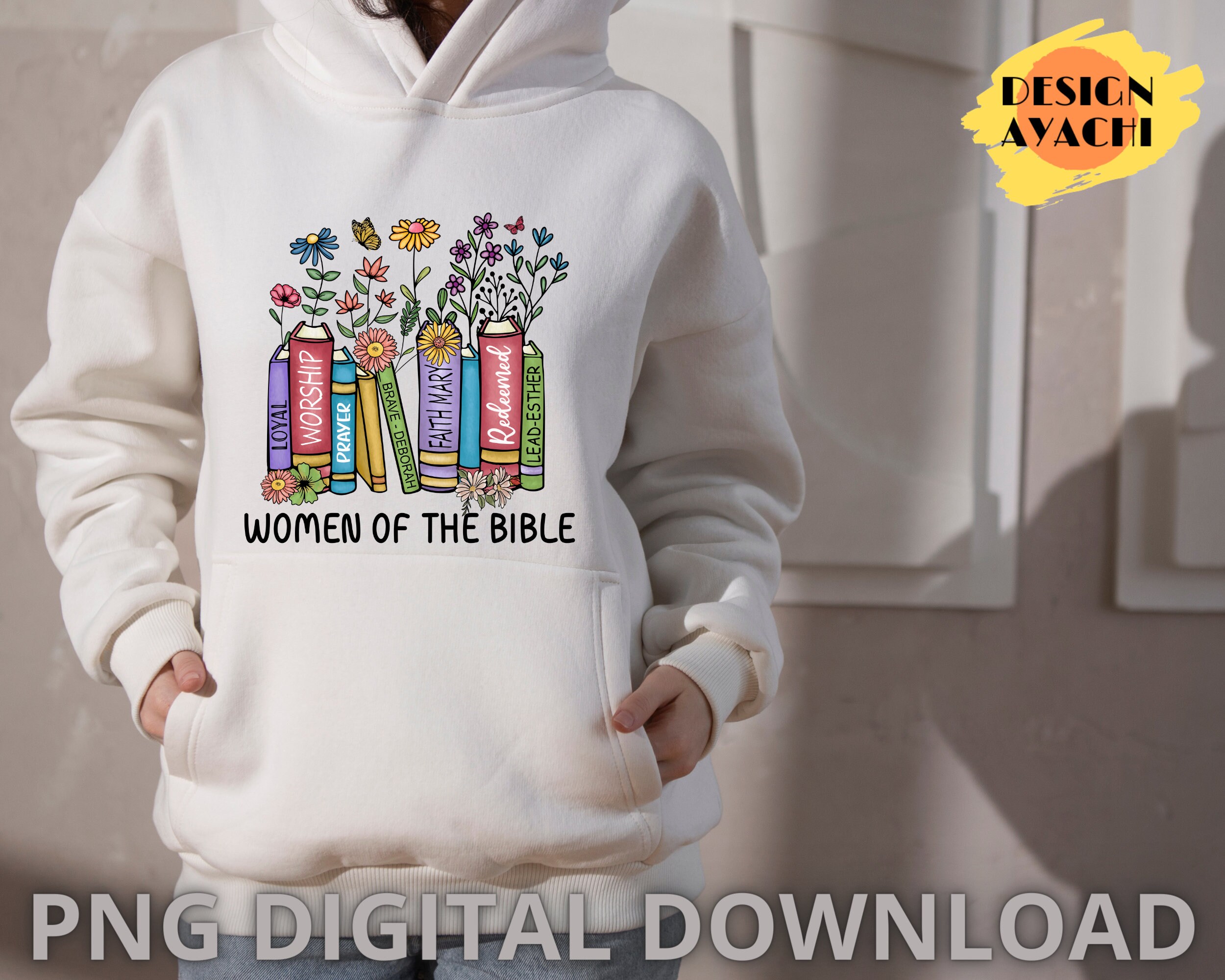 Women of the Bible Png Christian Artwork, Books Png Digital Download ...