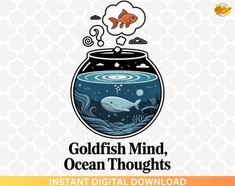 Goldfisch - Print - Sarkasmus, Sarkasmus, Sarkasmus, lustiger Spruch - Digital Download