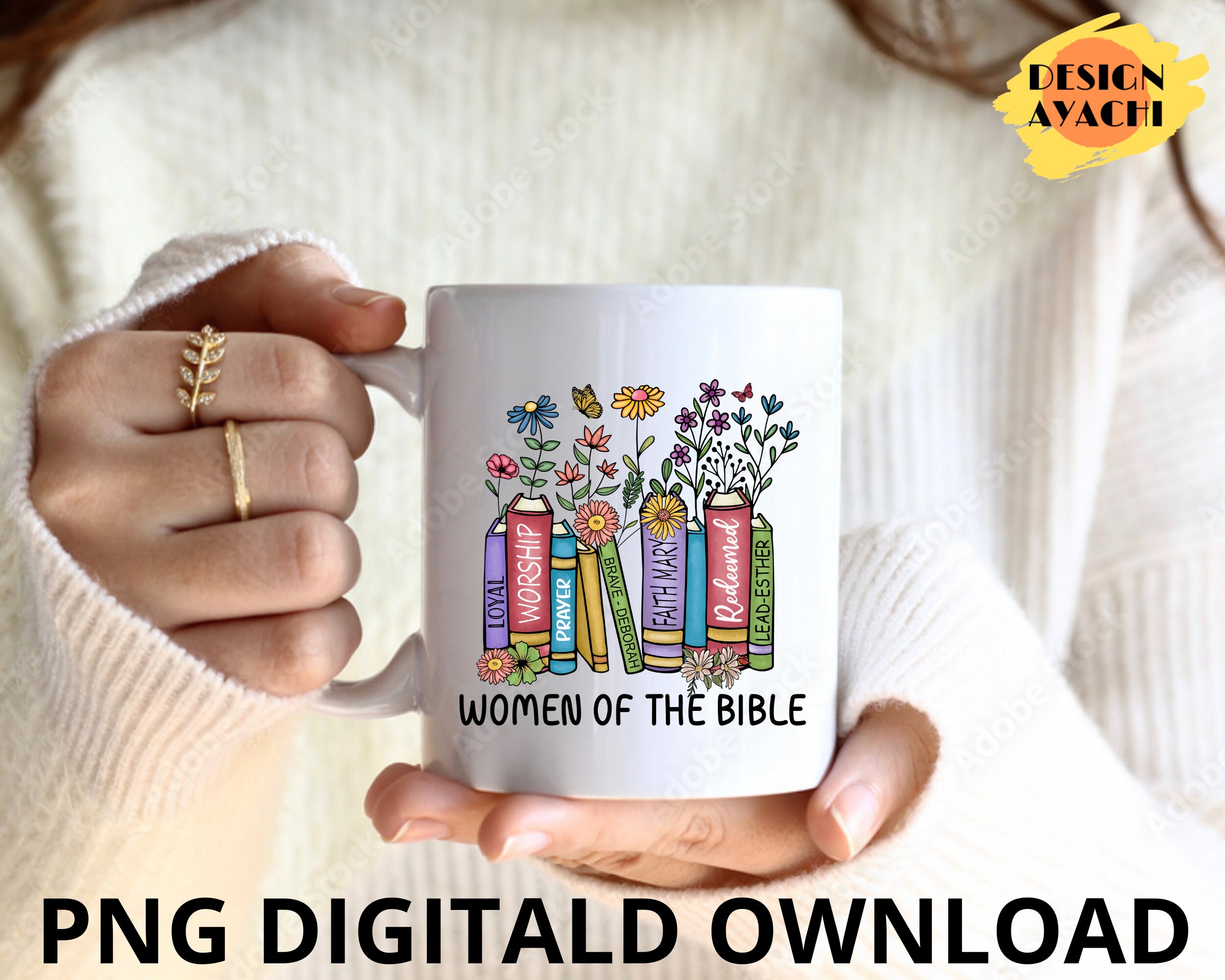 Women of the Bible Png Christian Artwork, Books Png Digital Download ...