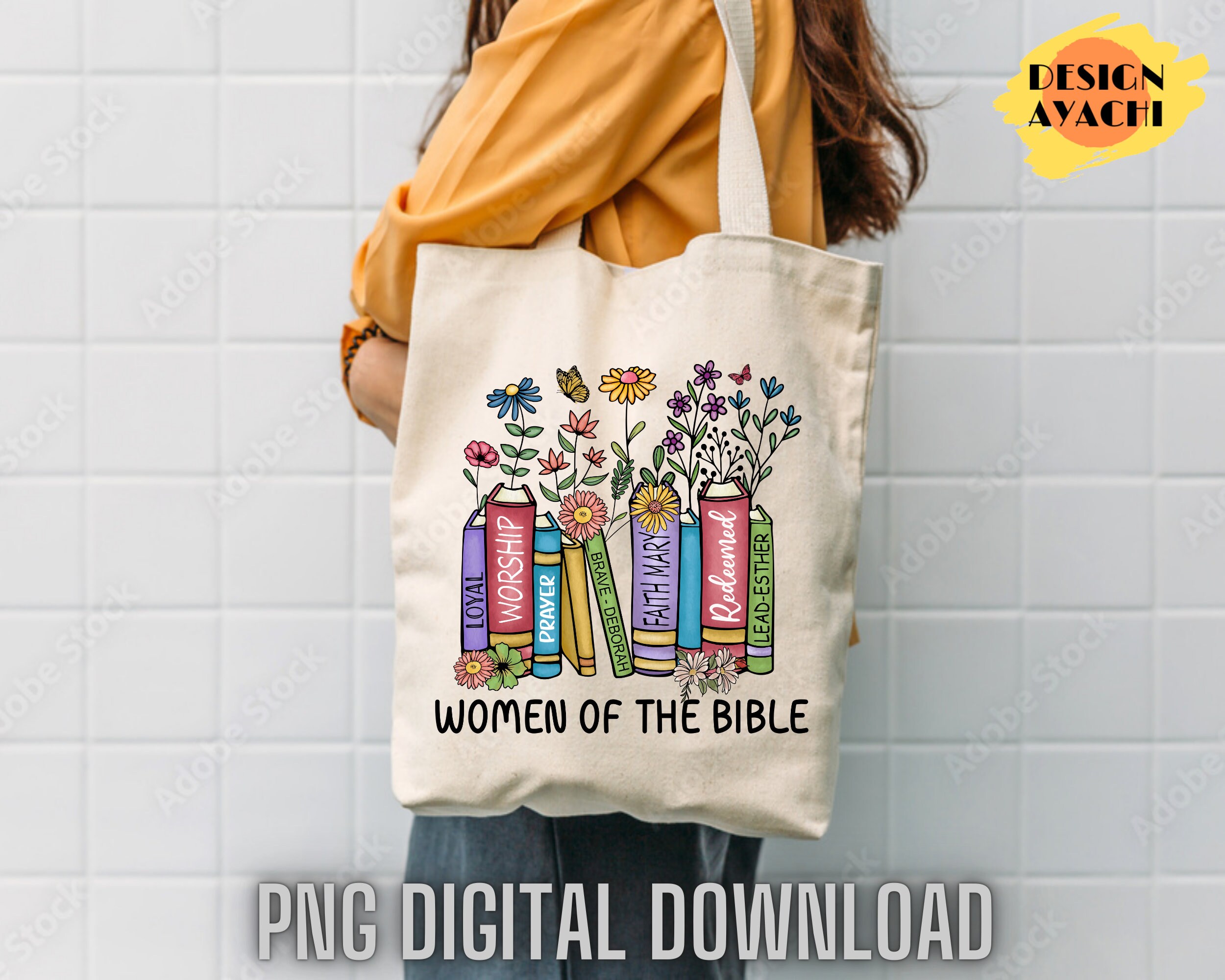 Women of the Bible Png Christian Artwork, Books Png Digital Download ...