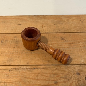 Vintage Wooden Screw Nutcracker