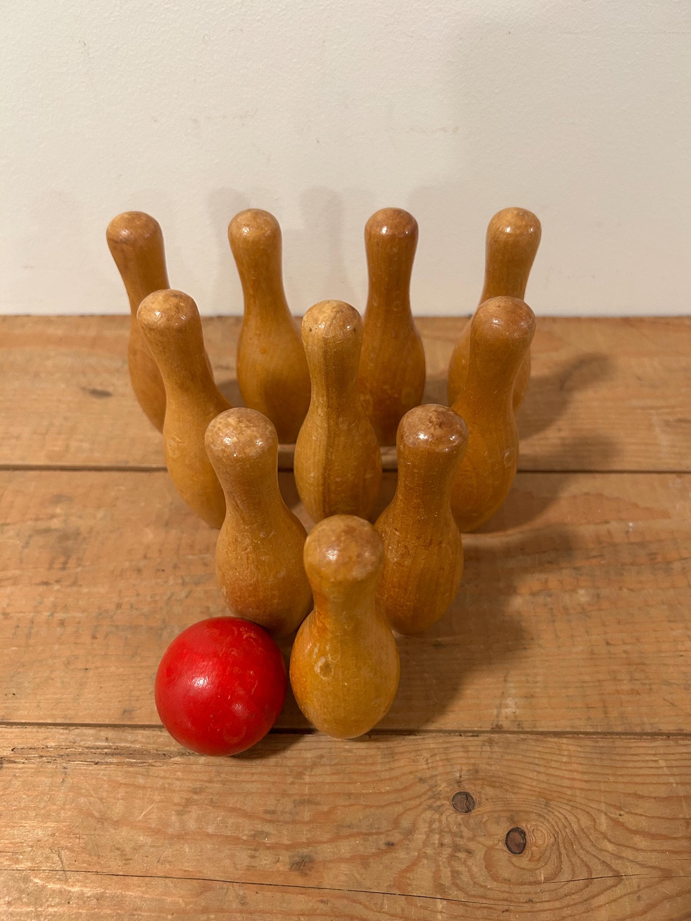 木製ボウリングセット - Etsy 日本