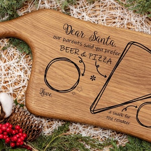 cara santa birra SVG / pizza birra vassoio di Babbo Natale SVG / buon Natale SVG / vassoio di biscotti di Babbo Natale