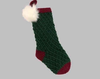 The Lattice Stocking - Crochet Pattern