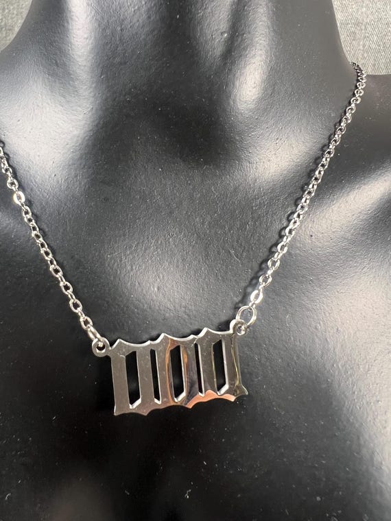 Angel Numbers 000 Necklace