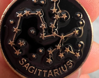 Sagittarius Constellation Horoscope Soft Enamel Lapel Pin