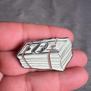 Money Stack Pin