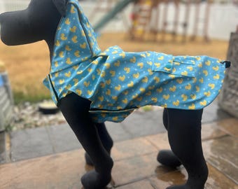Rubber Duck Raincoat for dogs