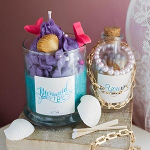Enchanting Mermaid Vibes Holidays Handmade Soy Candle