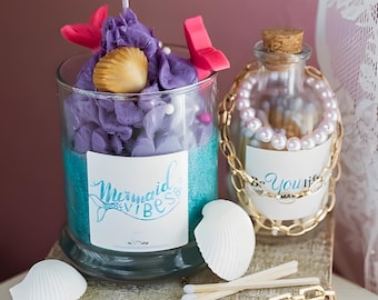 Enchanting Mermaid Vibes Holidays Handmade Soy Candle