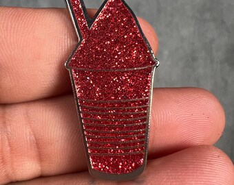 Pin de solapa con esmalte brillante NYC Cherry Piragua Icee