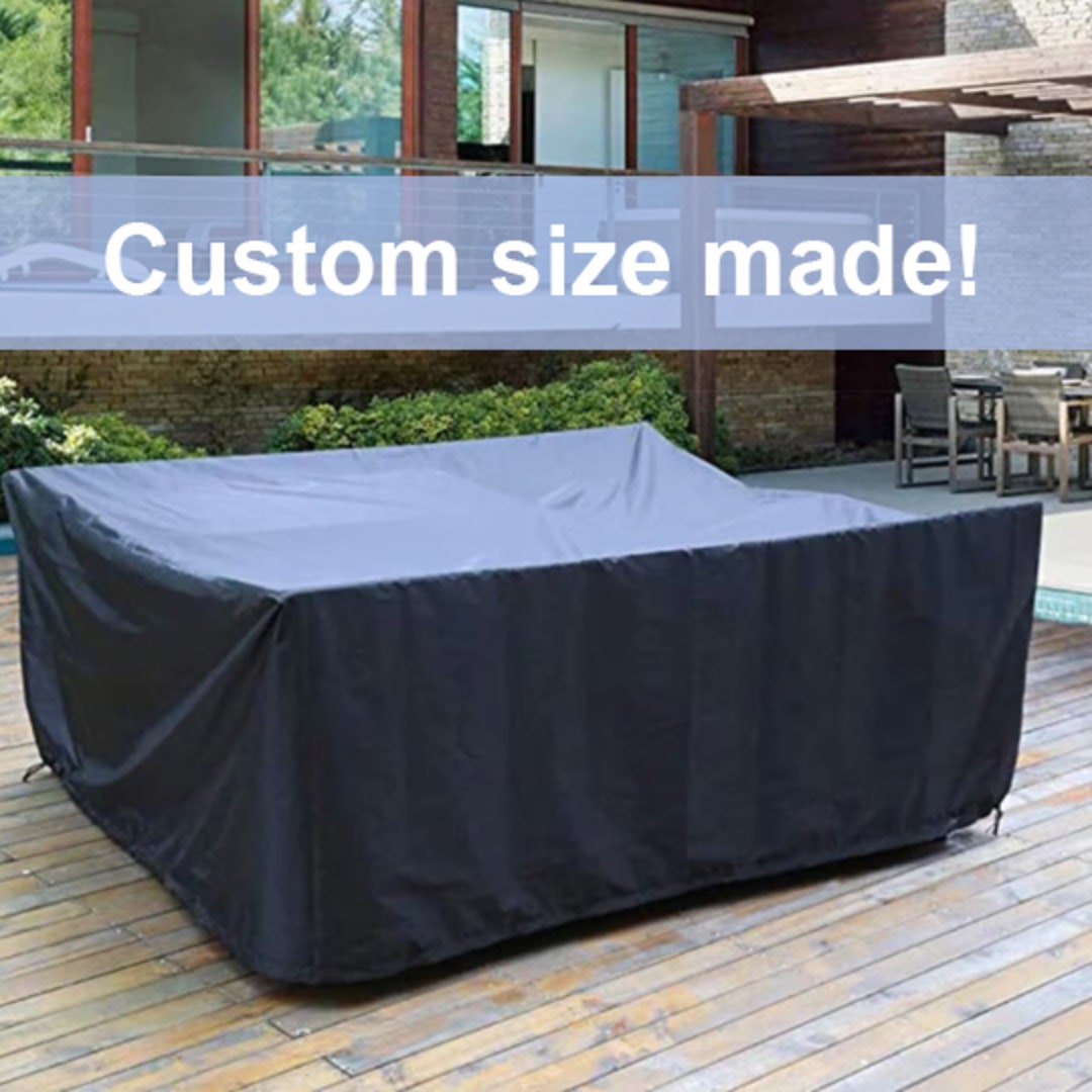 Custom Outdoor Furniture Cover or Standard Silver or Blue Etsy