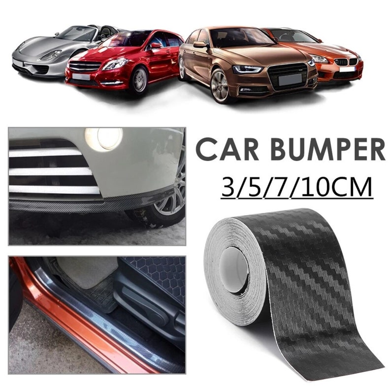 Nano Carbon Fiber Car Sticker DIY Paste Protector Strip Auto Etsy