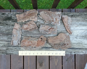 Pine Bark 8 pieces various sizes - Box C