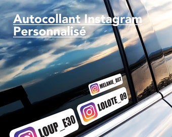 Etiqueta personalizada de Instagram