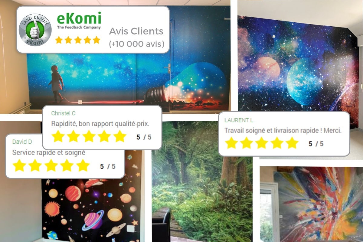 Panoramic Wallpaper, Jungle Animals Wallpaper, Prepasted, Jungle Wall