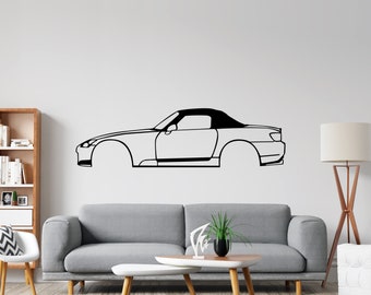 Sticker Silhouette Véhicule Honda S2000