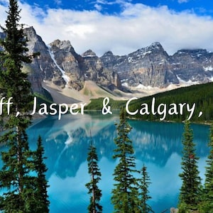 Banff & Jasper in 2 Tagen, Reiseplaner, Urlaubsplaner, Reiseplaner, bearbeitbar, iPad, Calgary City, Alberta, Lake Louise, Jasper