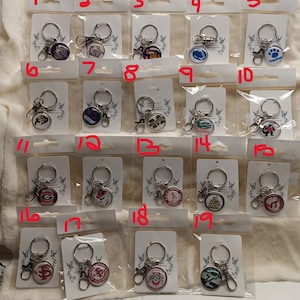 College Football Keychains