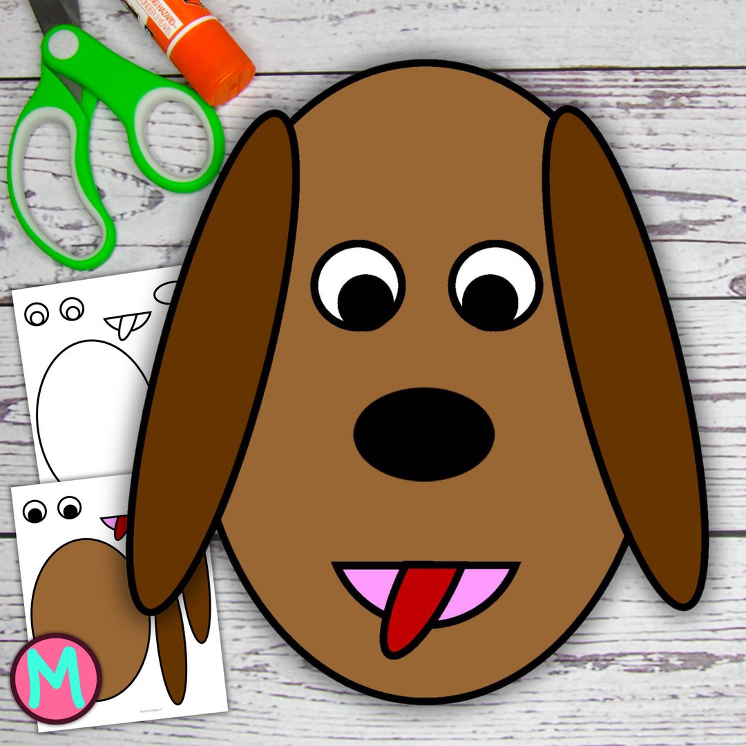 Buy Dog Craft Template: Cut and Glue Activity for Toddlers (PDF) Online in  India