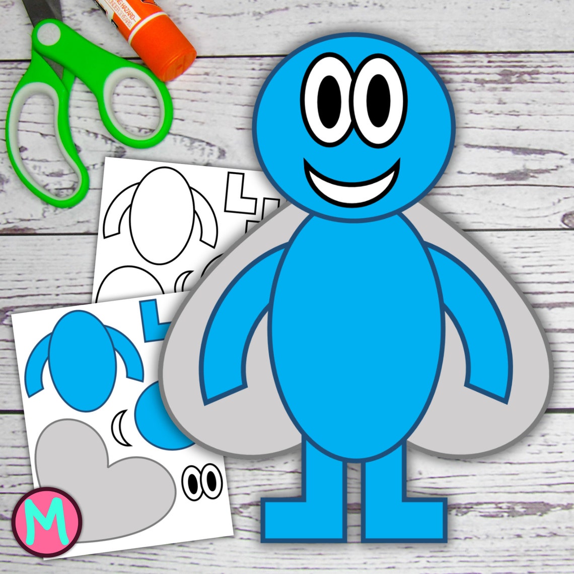 Fly Craft Template: Cut and Glue Activity for Kids (PDF) - Etsy
