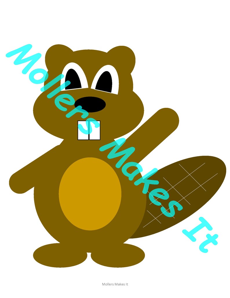 Brilliant Beaver Craft Printable Template for Preschool - Etsy