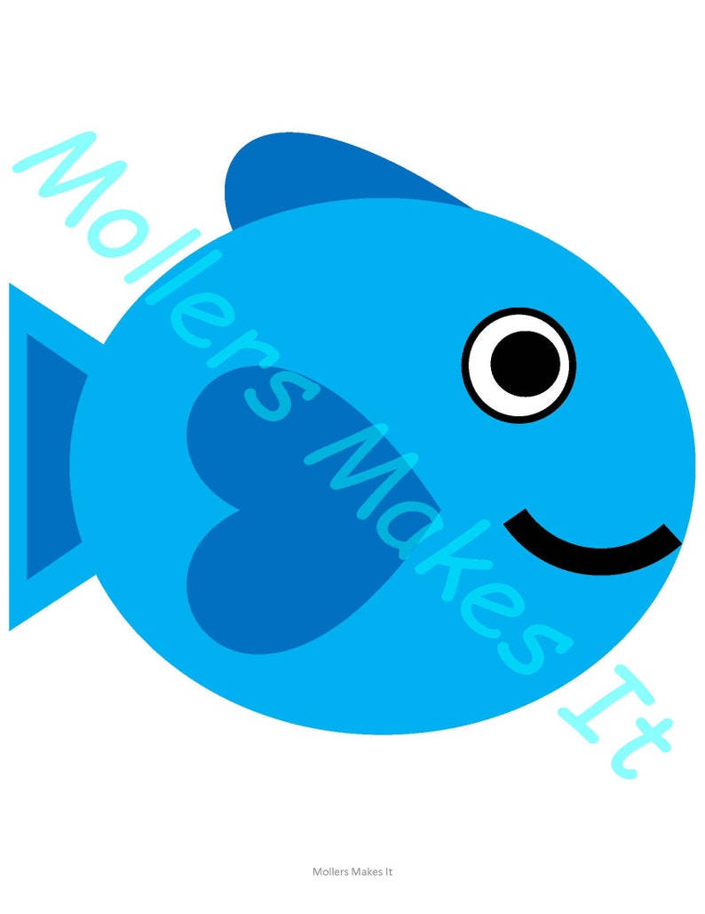 Fish Craft Template for Kids in Preschool, Kindergarten, Elementary or