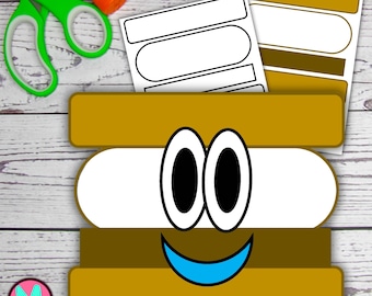 Smore Craft Template: Cut & Glue Activity for Kids (PDF)