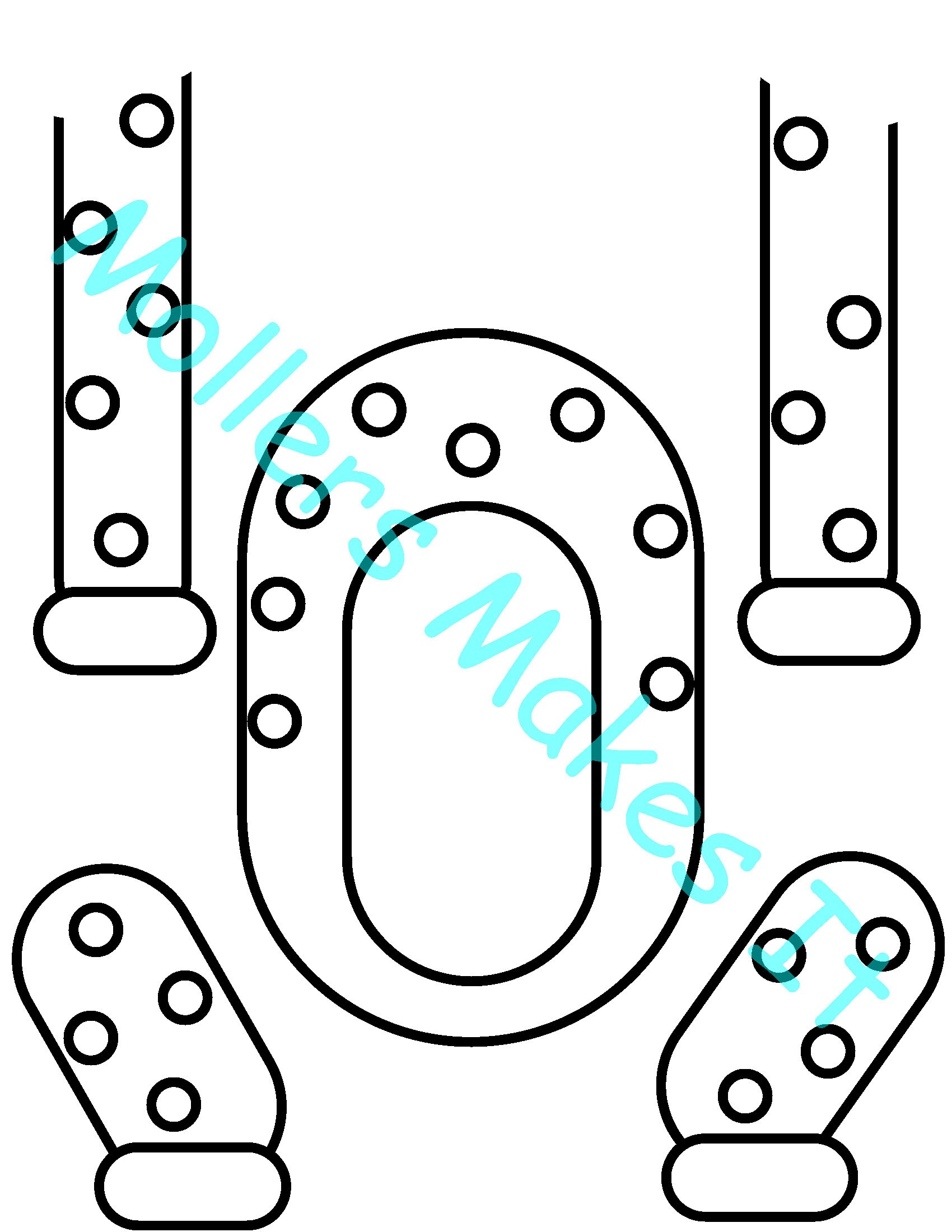 Jaguar Paper Craft Printable Pattern Template for Kids Etsy