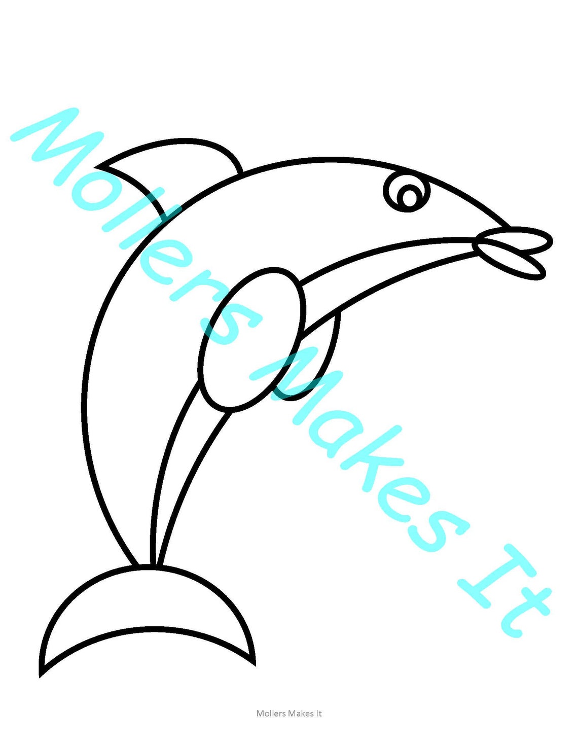 Dolphin Craft Template for Preschool, Kindergarten, Elementary ...