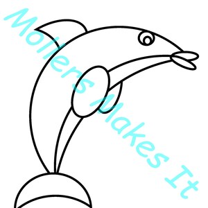 Dolphin Craft Template for Preschool, Kindergarten, Elementary ...
