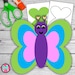 Butterfly Craft Template: Printable Cut and Glue Paper Craft for Kids ...