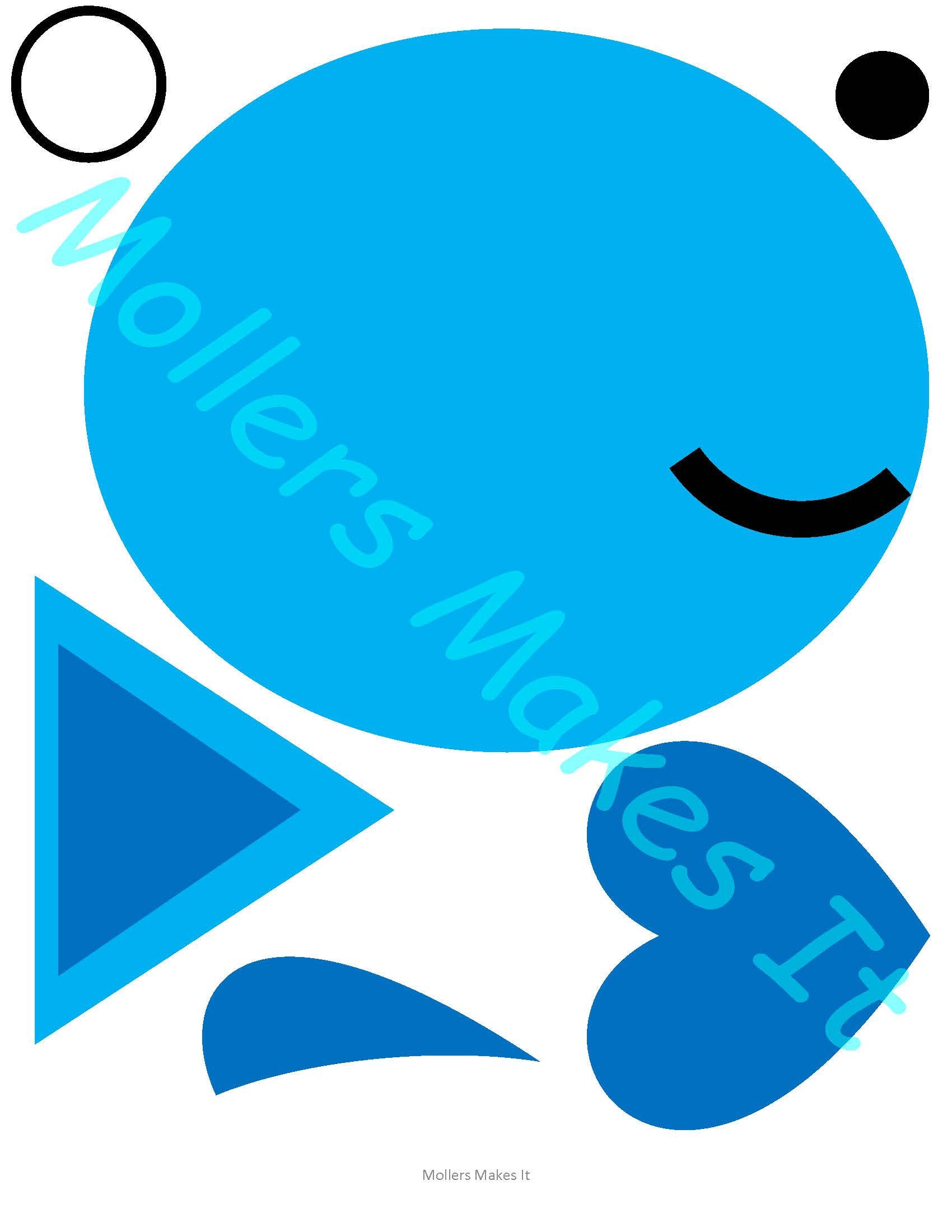 Fish Craft Template for Kids in Preschool, Kindergarten, Elementary or