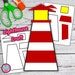 Lighthouse Paper Craft Template: Cut & Glue Activity (PDF Download) - Etsy