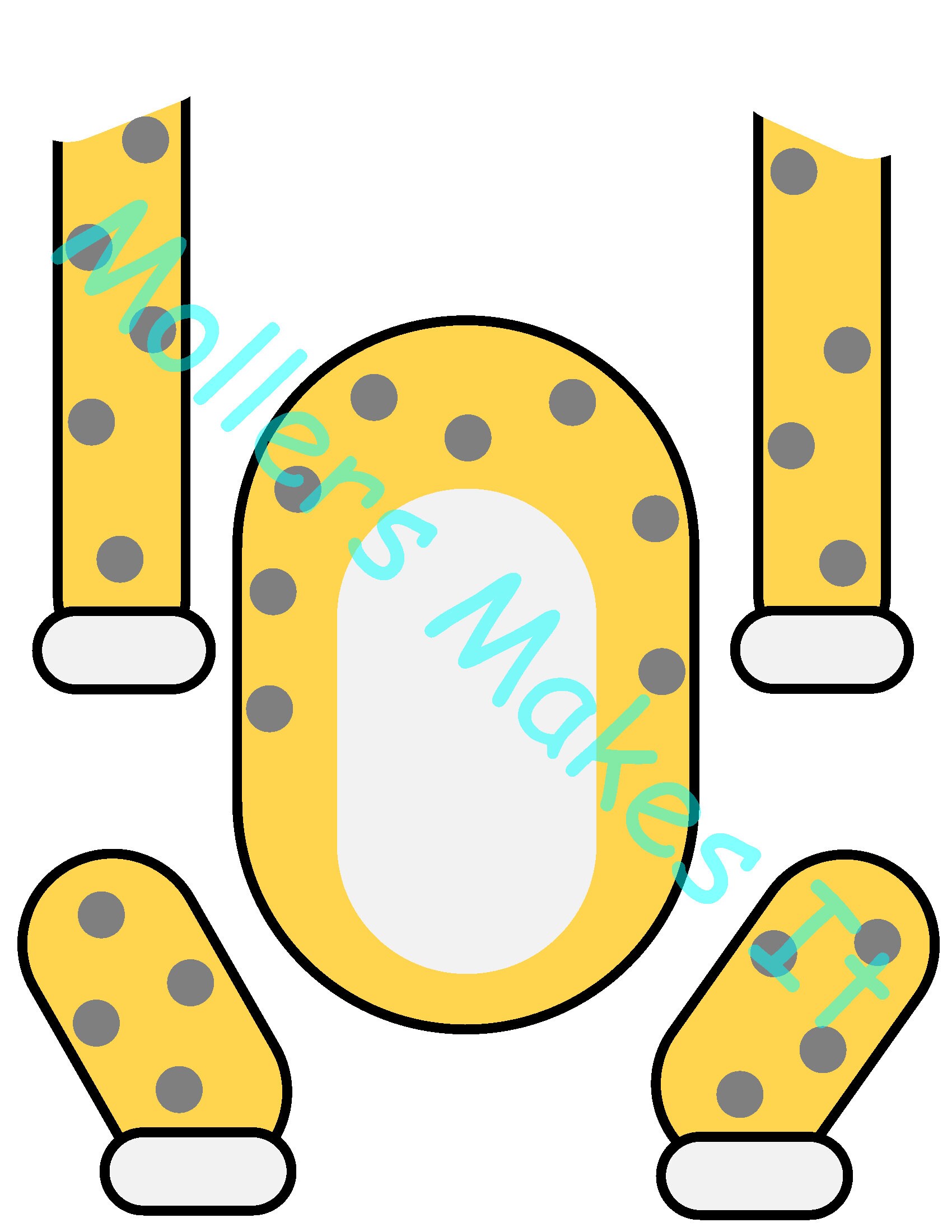 Jaguar Paper Craft Printable Pattern Template for Kids Etsy