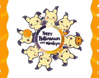 12 Mimikyu Chibi Kawaii Halloween