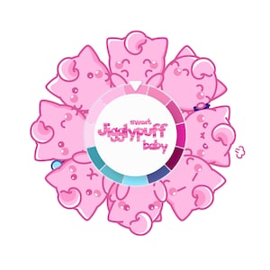 12 Pinky Puffy Jigglypuff