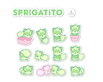 Hoja de pegatinas de Sprigatito