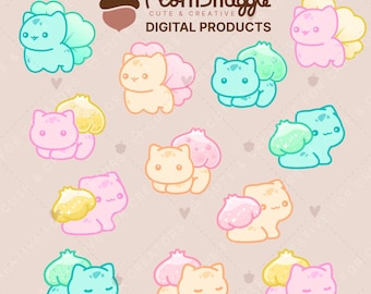 12 Bulbasaur Stickers