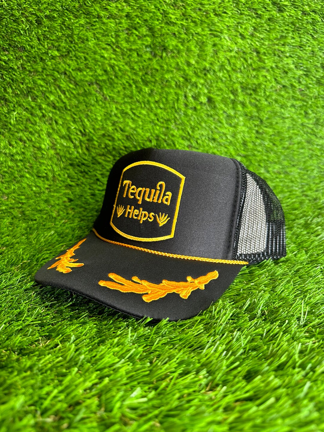 Tequila Helps Hat Funny College Drinking Snapback Hat Etsy