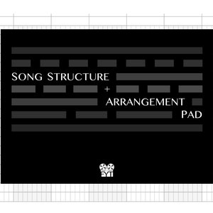 Song Structure and Arrangement Pad (PDF Printable Version!) - Grid Paper - For Songwriters, Musicians, Music Producers and Content Creators