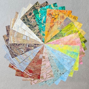 A4 Milano Kozo Paper Pack (30 sheets, 15 designs) | Mulberry Paper by Kozo Studio