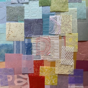 Paquet de déchets de papier Mulberry (100 pièces) - Pastel printanier