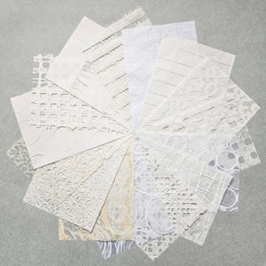 Confezione di carta A4 Texture Treasure Kozo n. 1 (15 fogli) / Carta di gelso di Kozo Studio