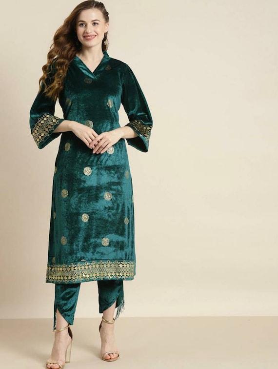 Buy Velvet Kurtis Online In India At Best Price Offers | Tata CLiQ