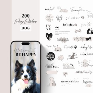 Instagram Story Sticker Dog | Pets | Puppy | Love | Storysticker | Haustier | Hund | Dogs | Digital | Instagram Elements | PNG | Stories
