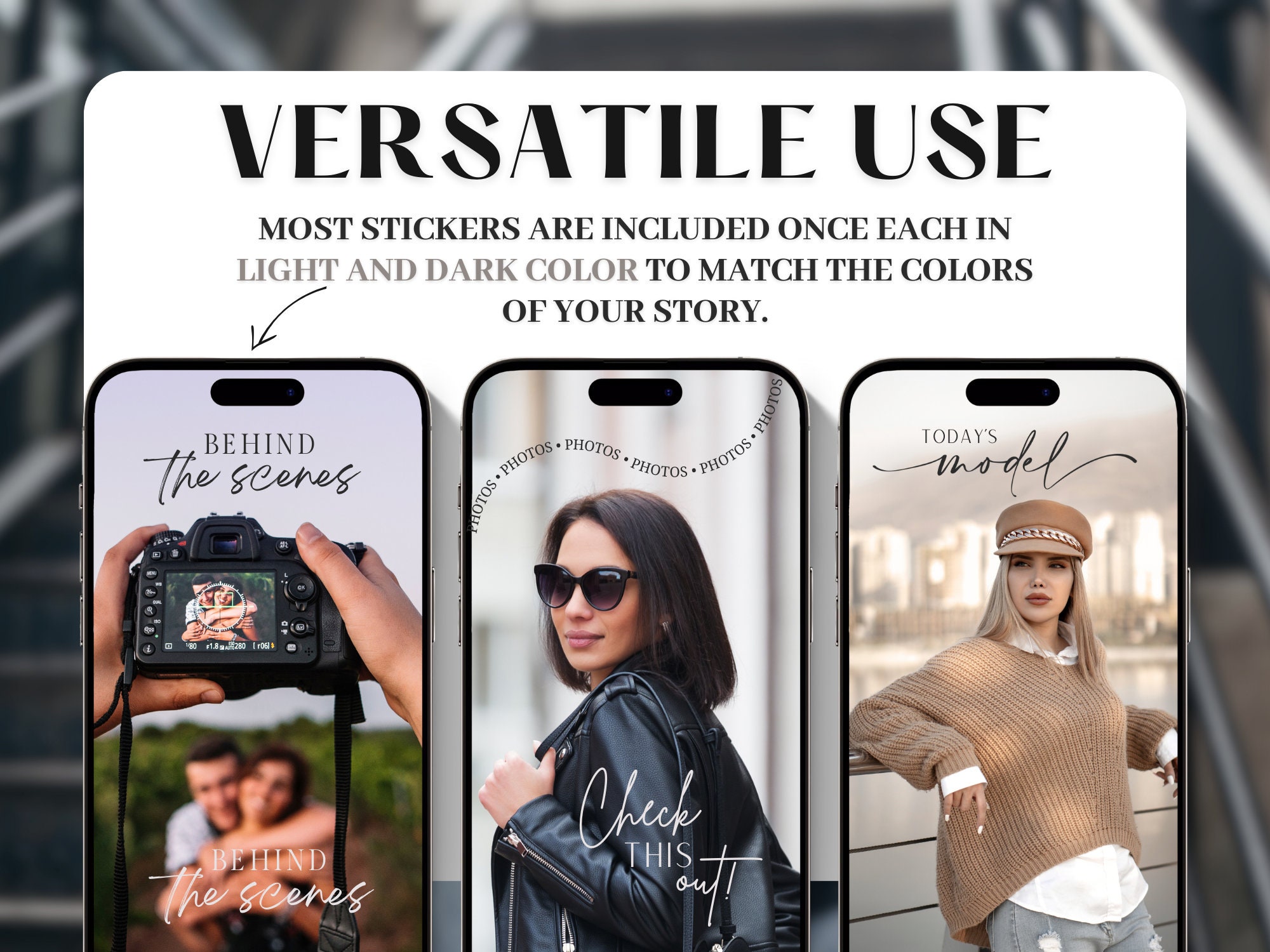 Instagram Story Sticker Photography | Photographer | Lettering ...