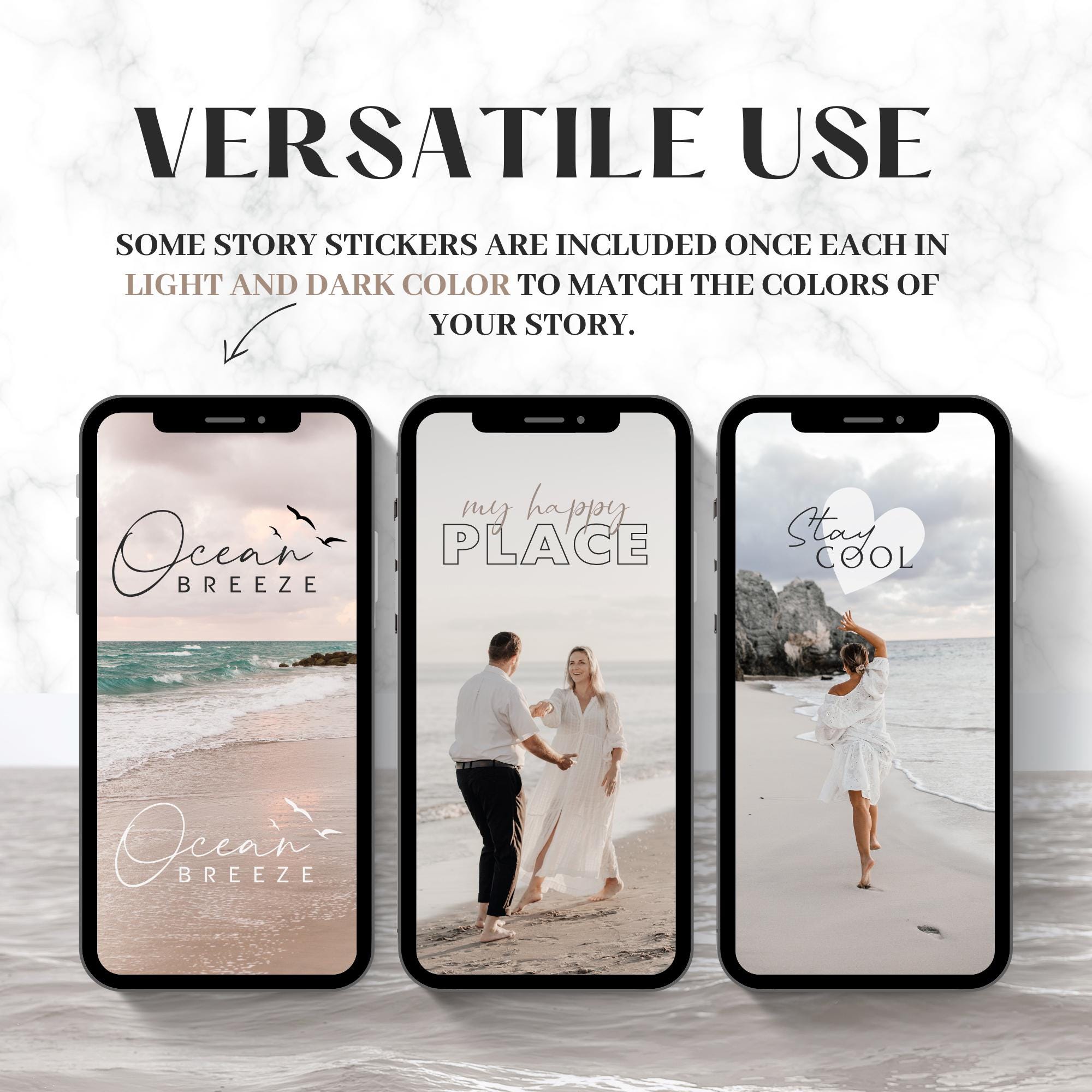 Instagram Story Sticker Summer II | Beach | Pool | Sunshine ...